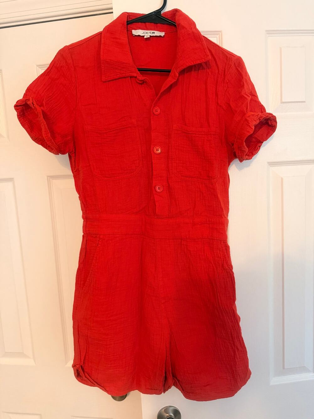 Joes Jeans Orange Romper- Size Small, New Without Tags!